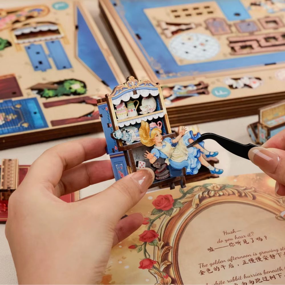 Puzzle 3d musique Alice au pays des merveilles