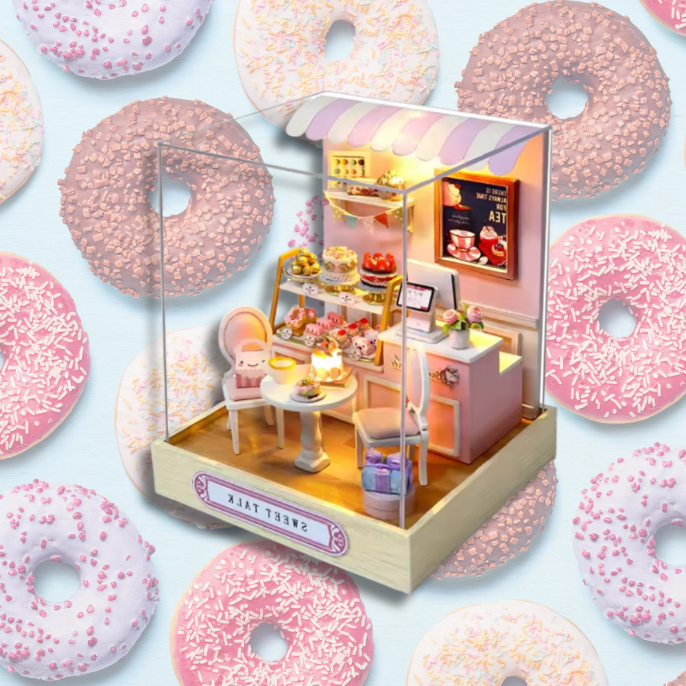 maison miniature en patisserie