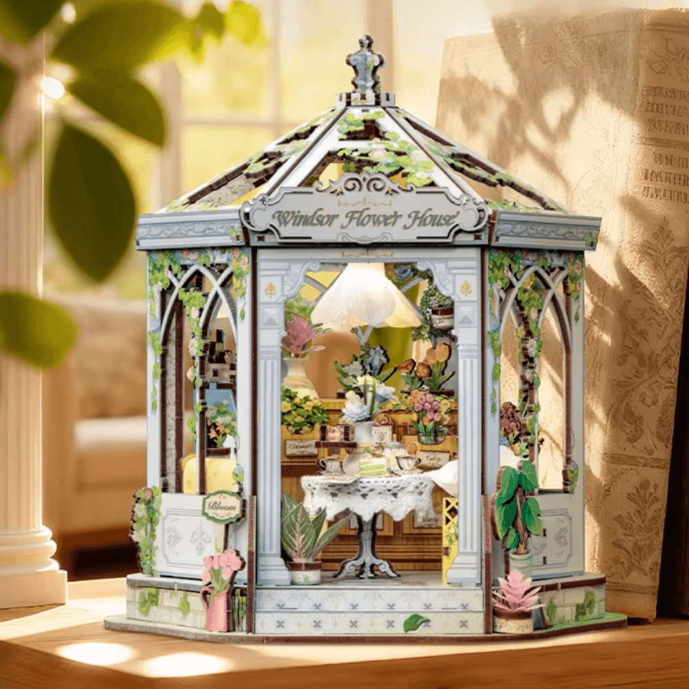 Maison Miniature : serre de Fleurs de Windsor EcoCraft
