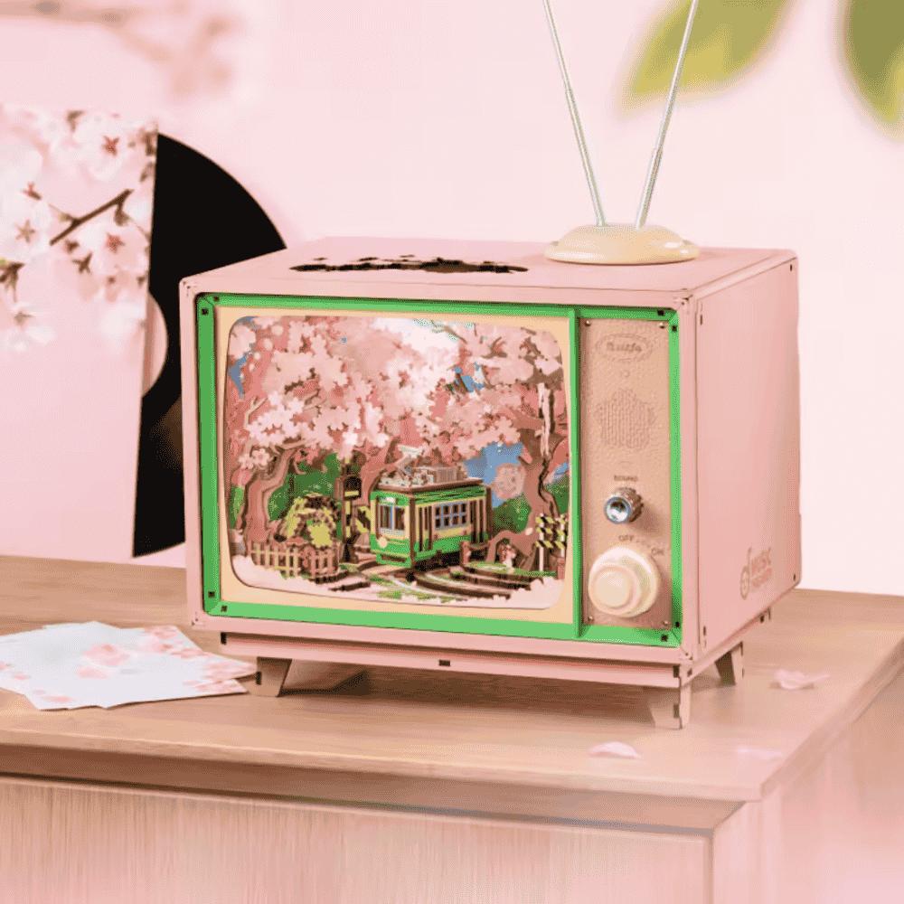 Puzzle 3d en bois sakura