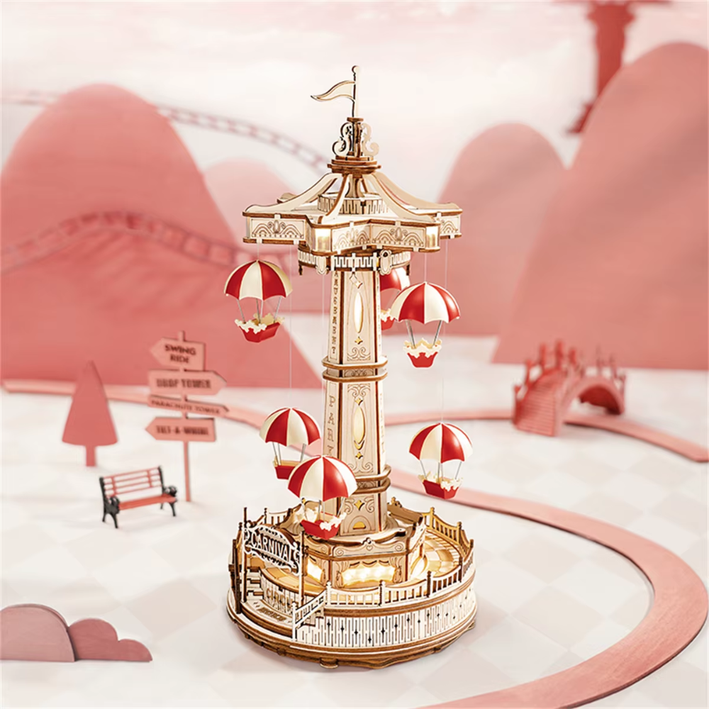 Puzzle 3D mécanique : fête foraine EcoCraft