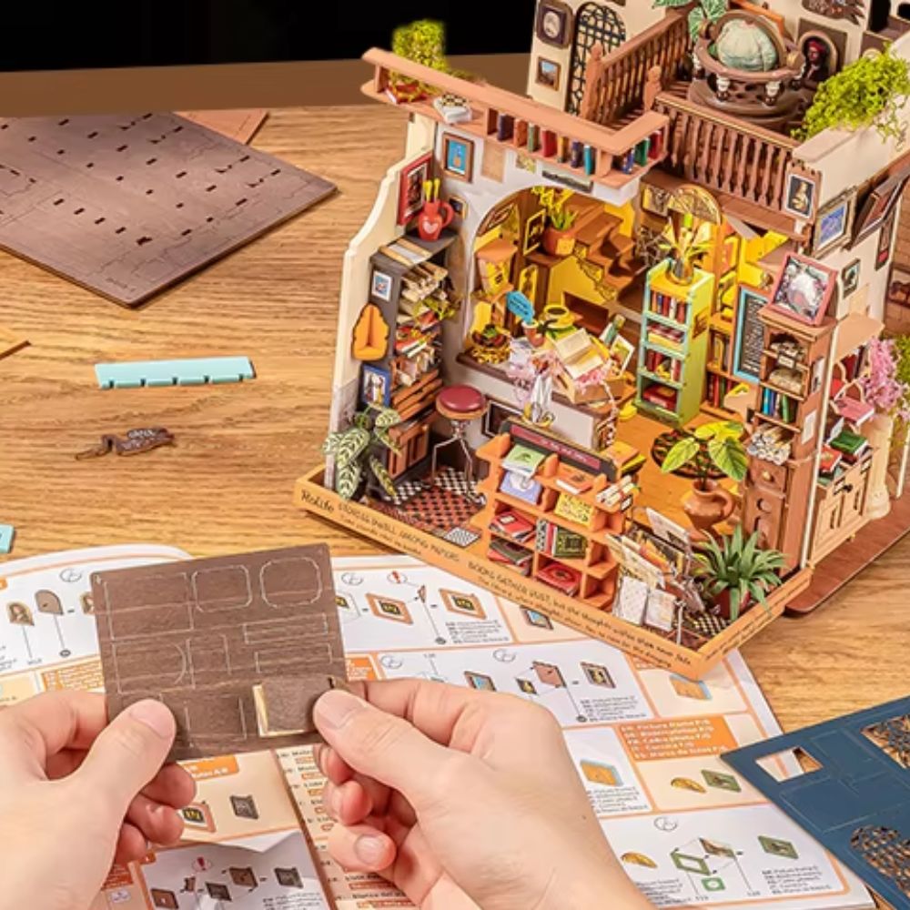 Puzzle 3d en bois : Pagestory Books