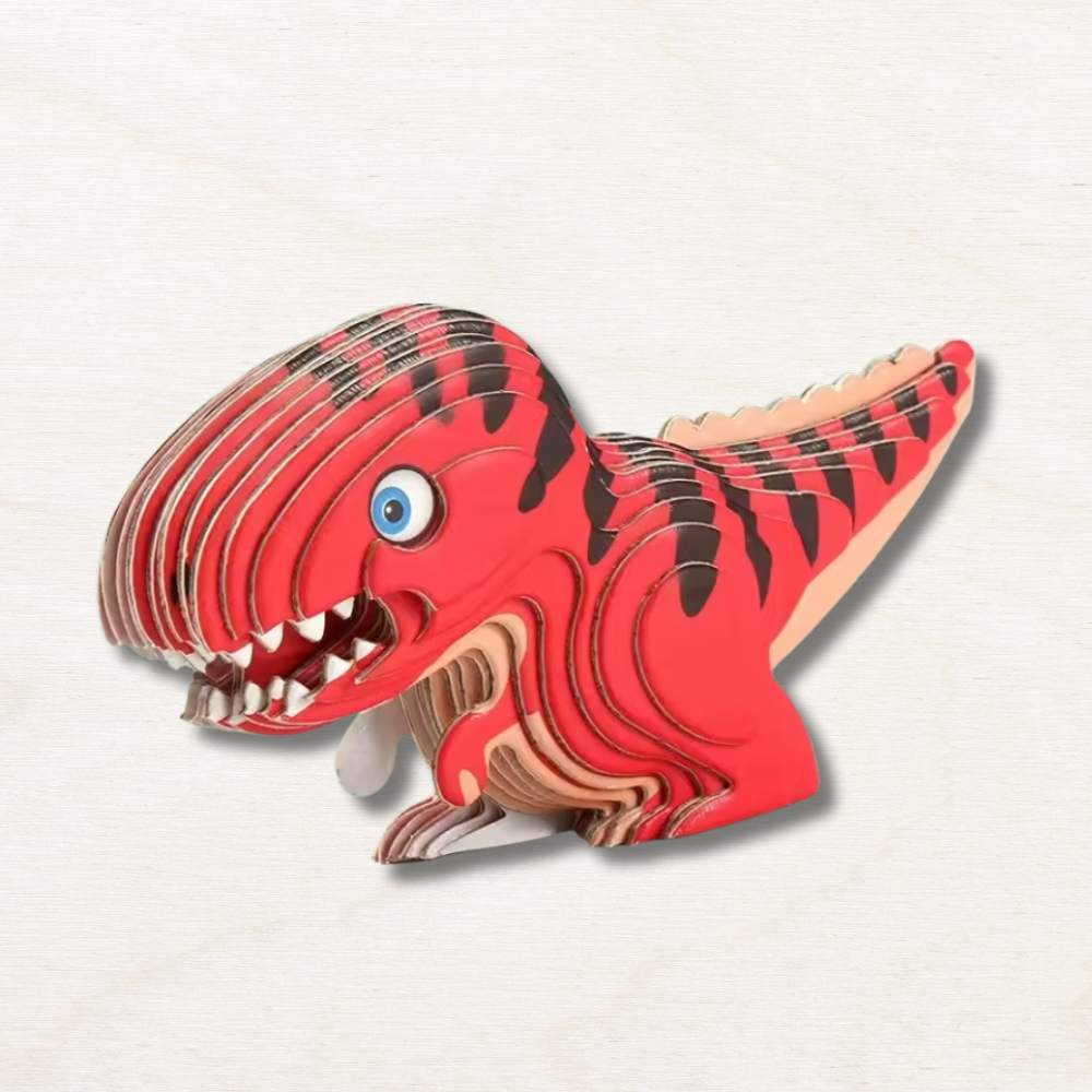 Puzzle en bois dragon : tyrannosaurus rex