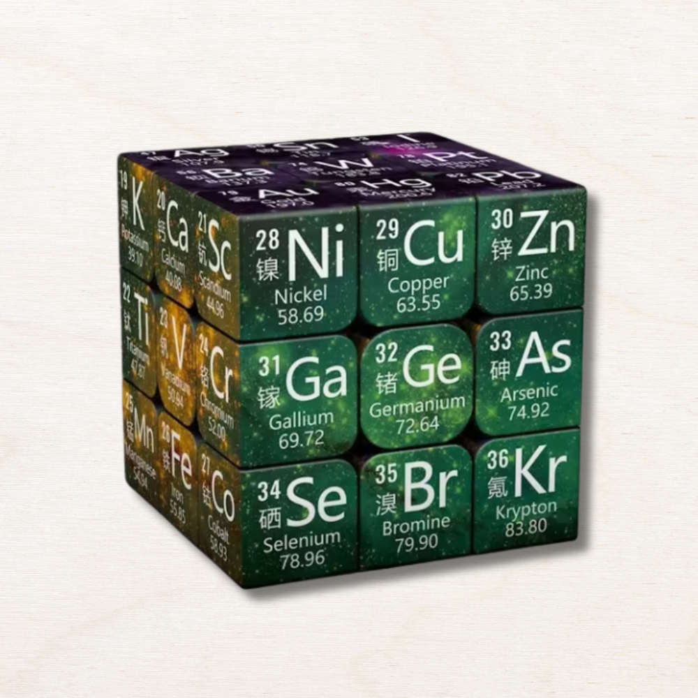 Rubik's cube 3x3 tableau périodique