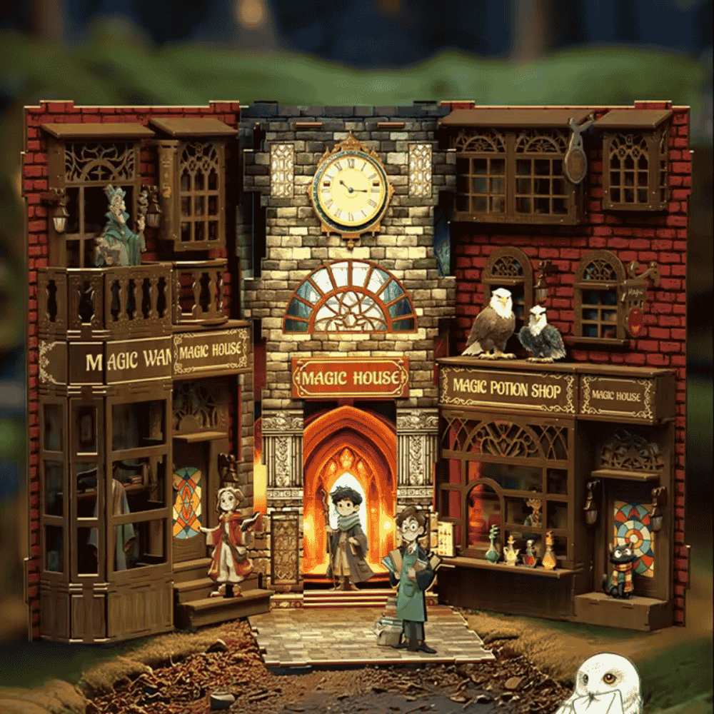 Book Nook village de sorcier EcoCraft