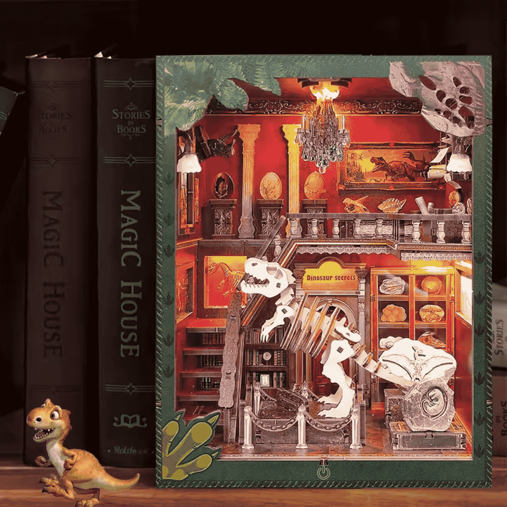 book nook dinosaure