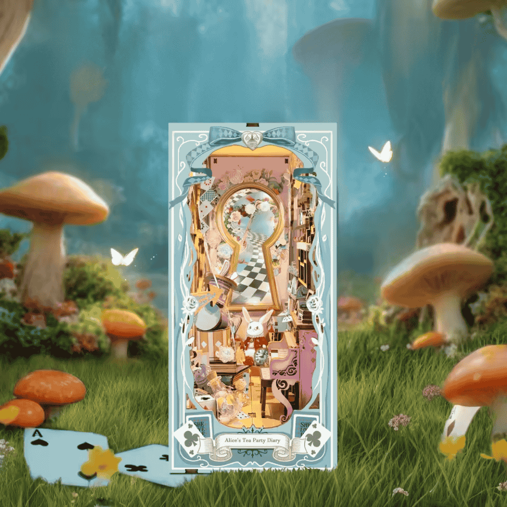 Book Nook Alice in wonderland EcoCraft