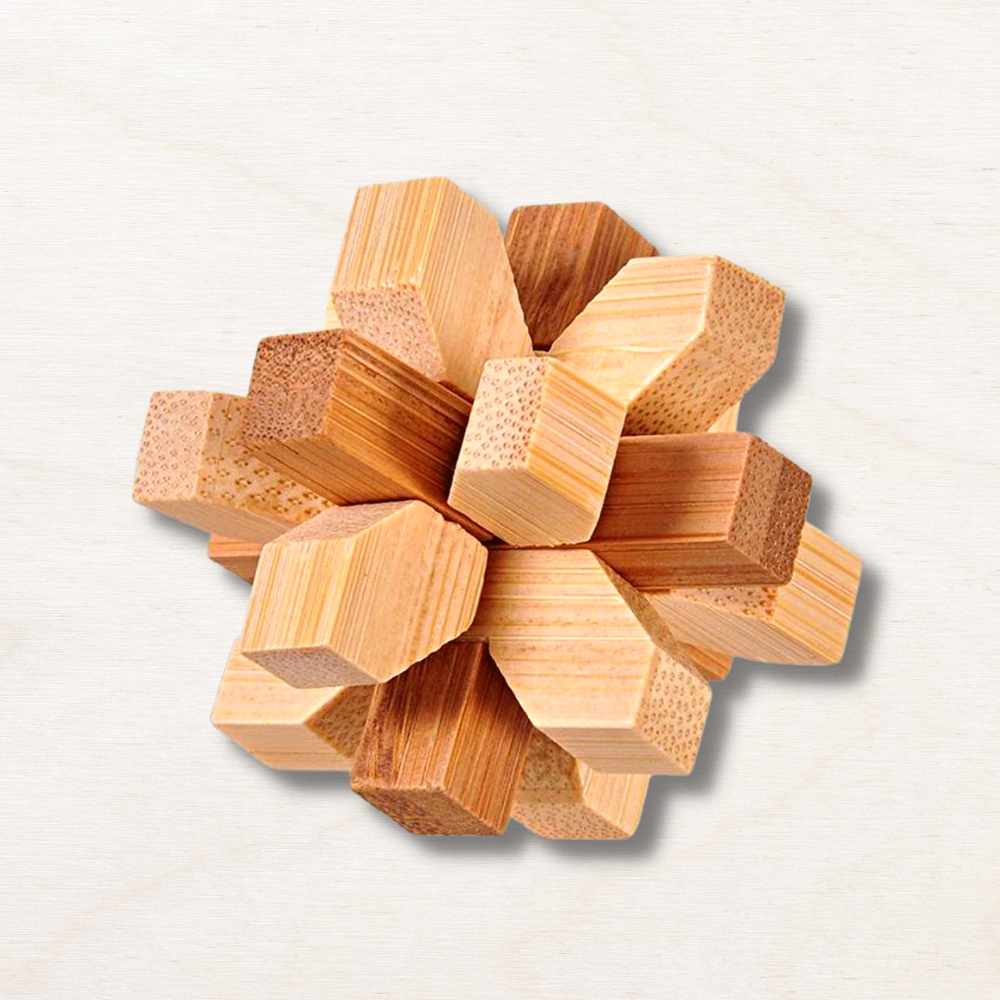Casse tête en bois flocon ! EcoCraft