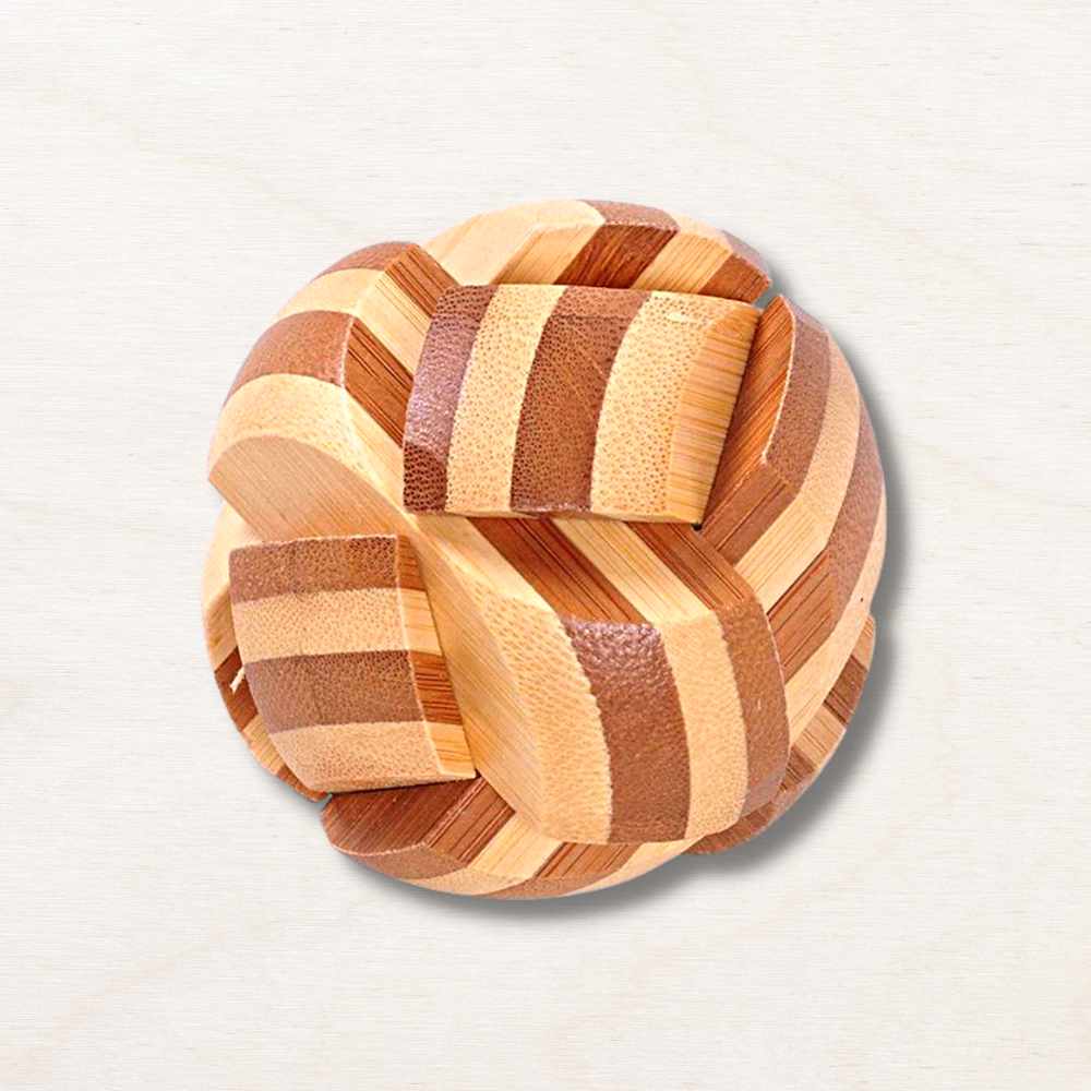 Casse tête en bois boule étoile ! EcoCraft