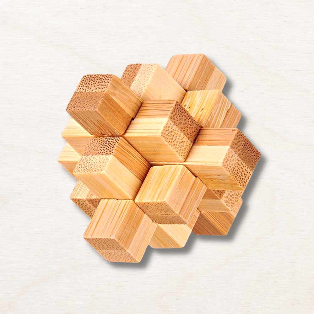 Casse tête en bois cristal !