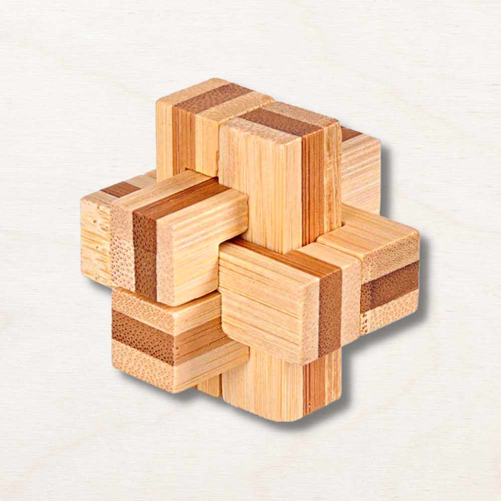 Casse-tête en bois Croix de Charpentier ! EcoCraft