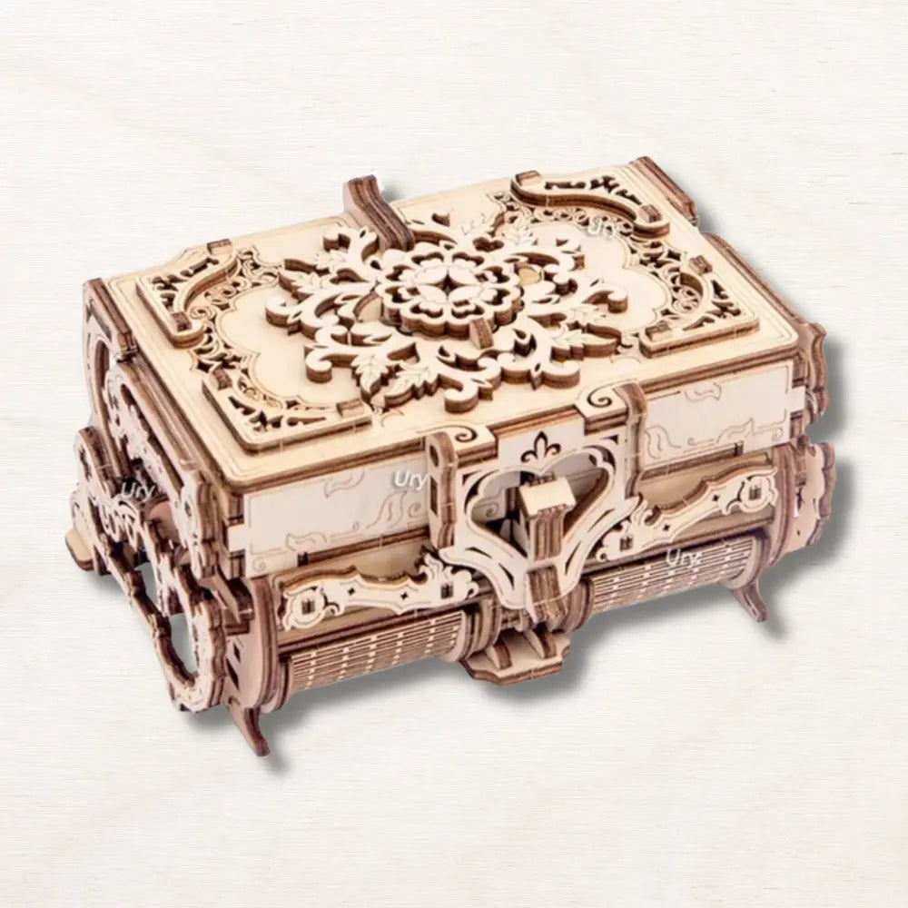 Casse-tête boite : boite à bijou fleurie EcoCraft