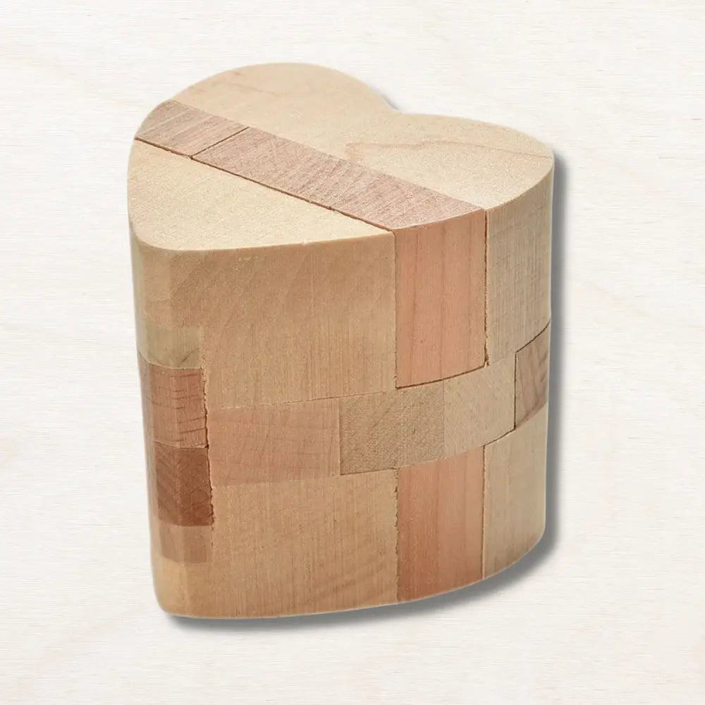Casse-tête en bois : coeur ! EcoCraft