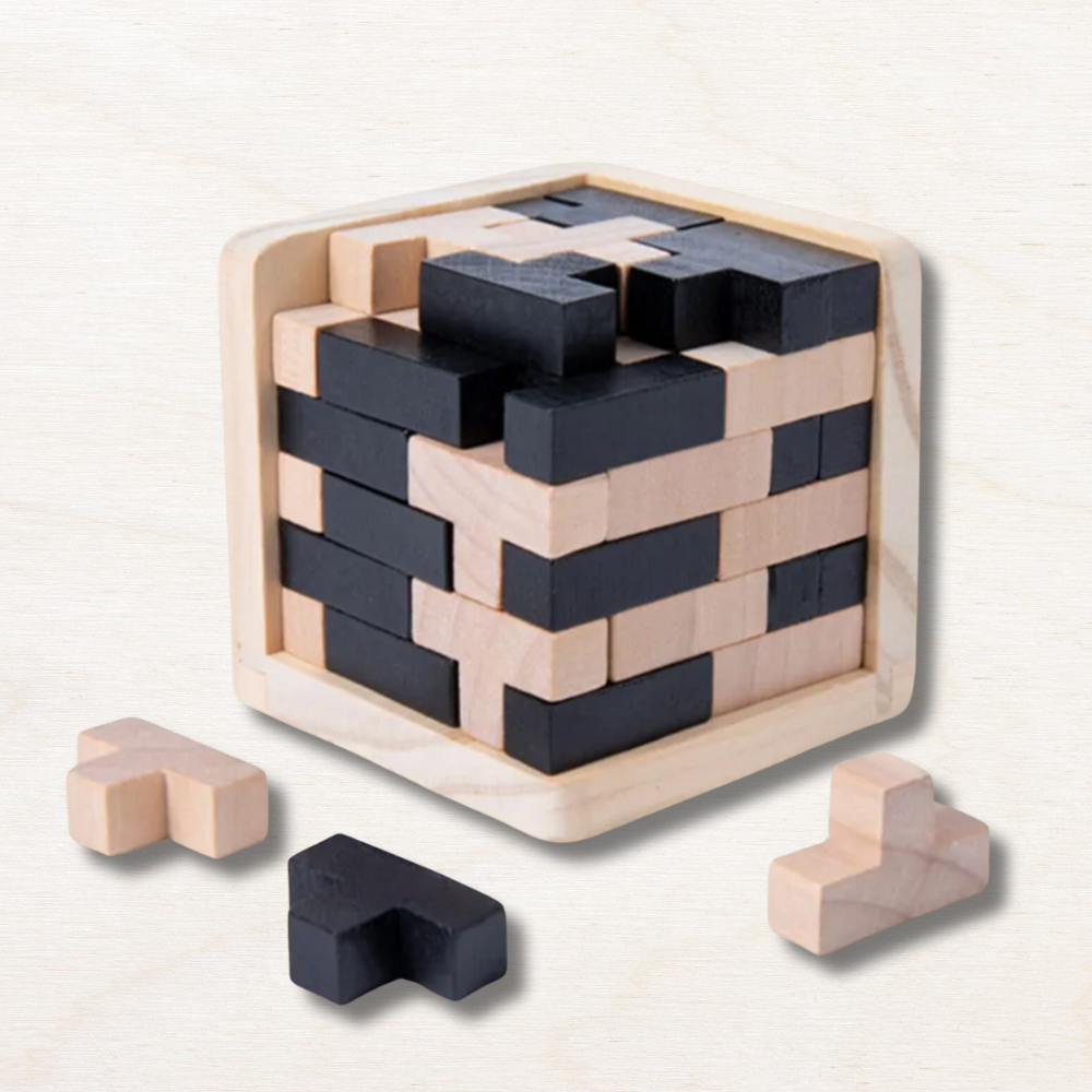 Le Casse-tête en bois : rubik's cube en T