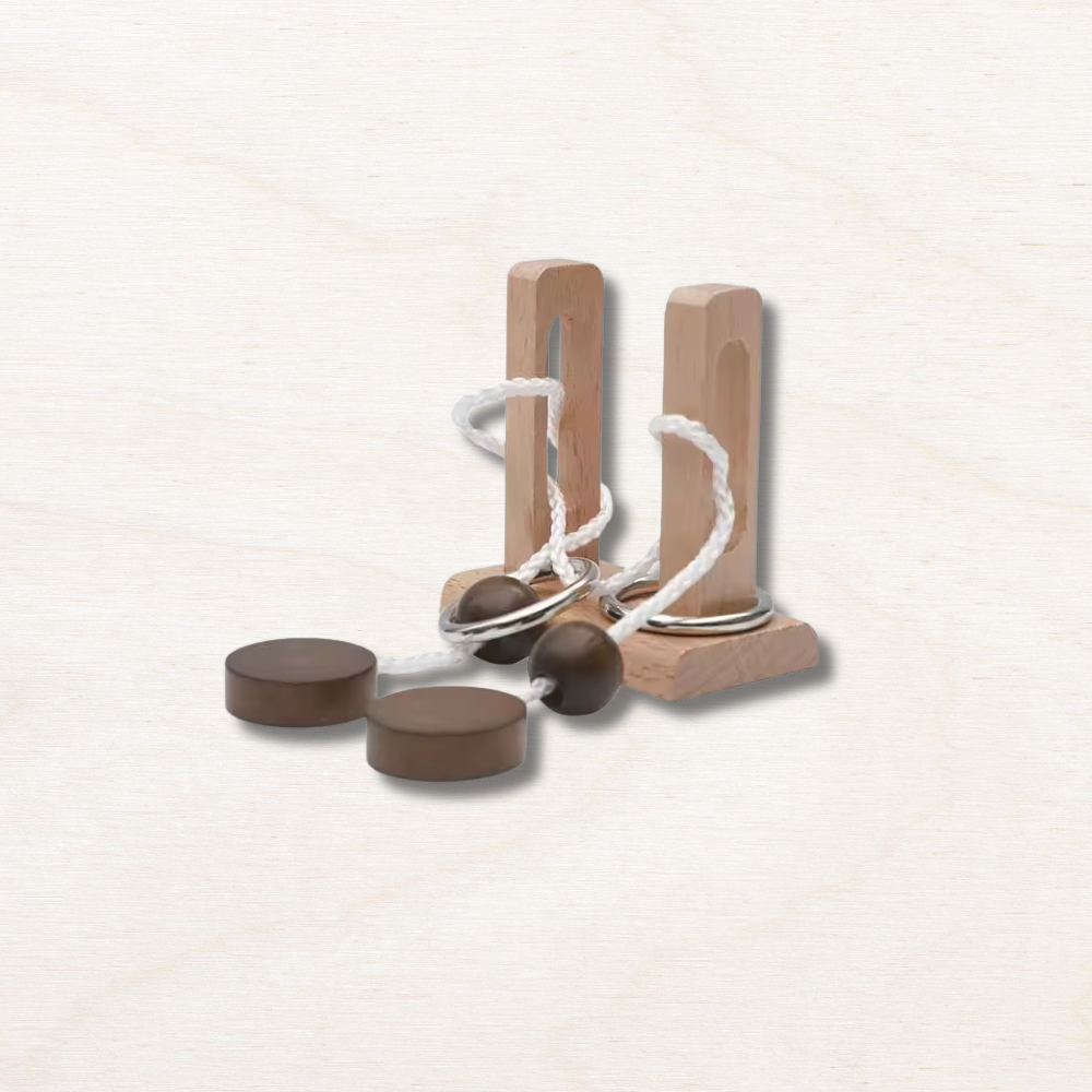 Casse tête en corde : 2 colonnes