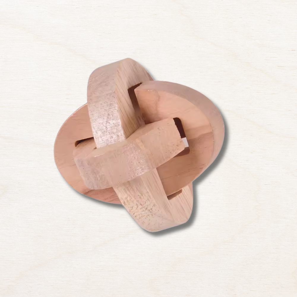 Casse tête en bois : anneau EcoCraft
