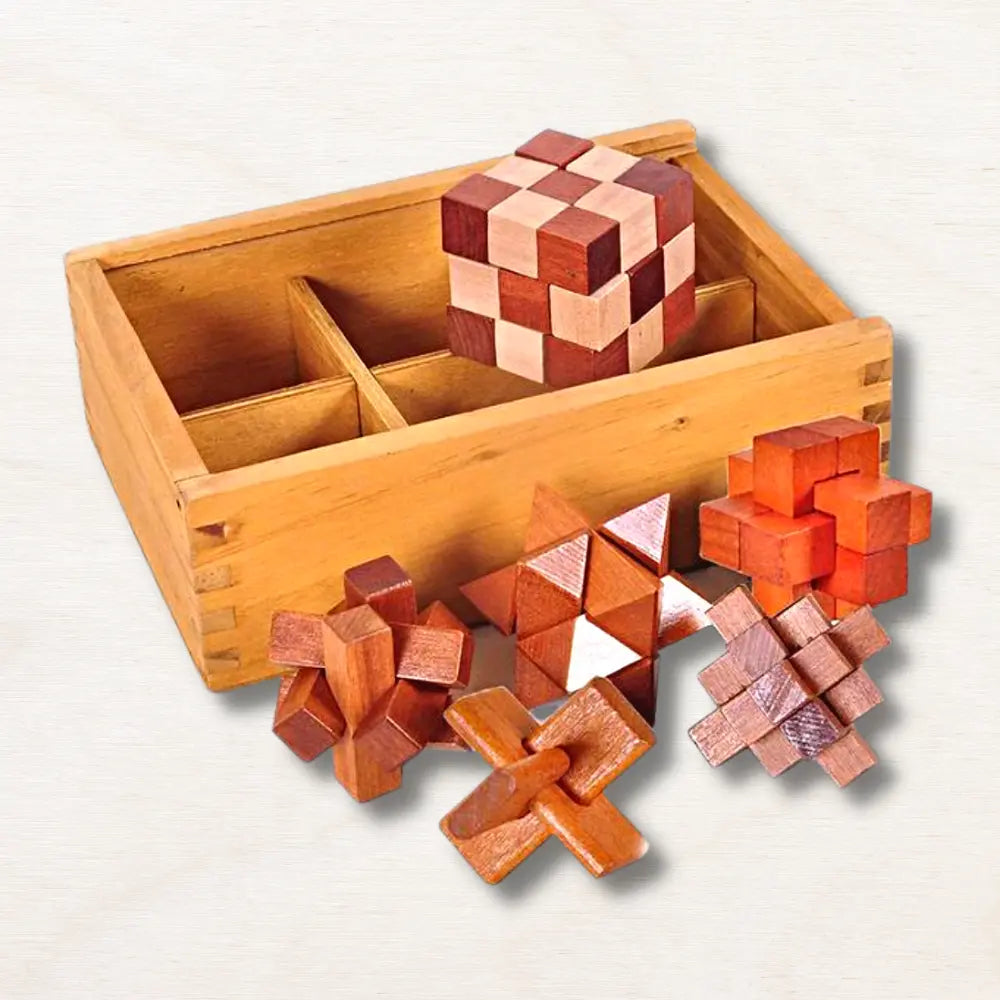 Coffret casse-tête chinois bois ! EcoCraft