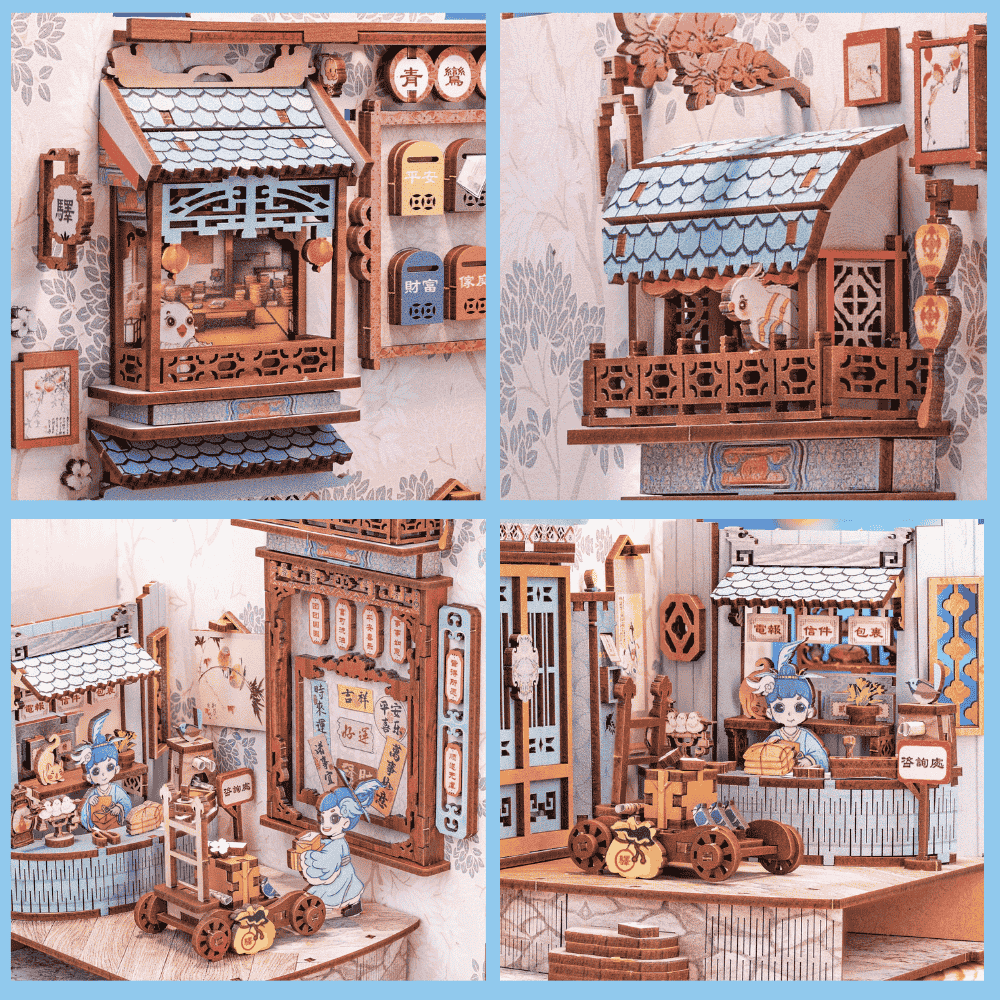 Book nook : loge du phénix azur