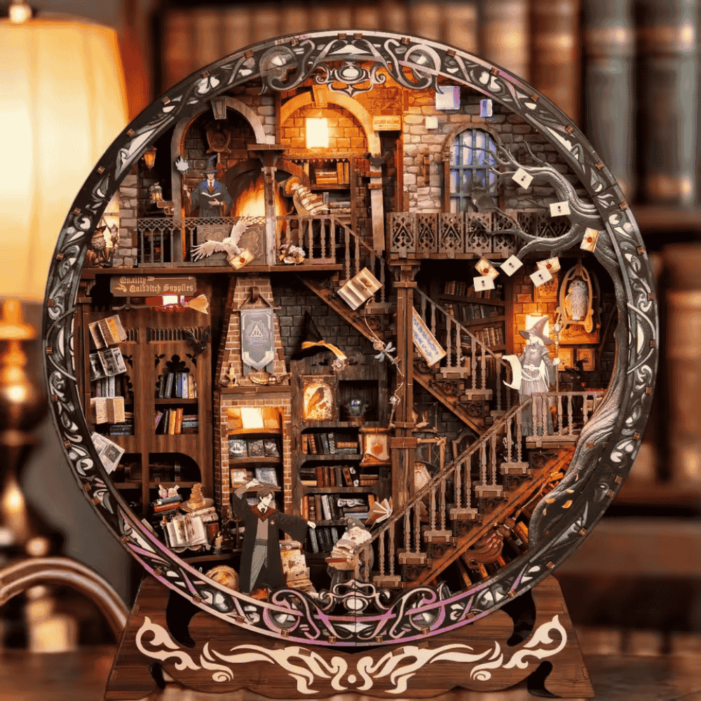 Maquette en bois : Le château Poudlard EcoCraft