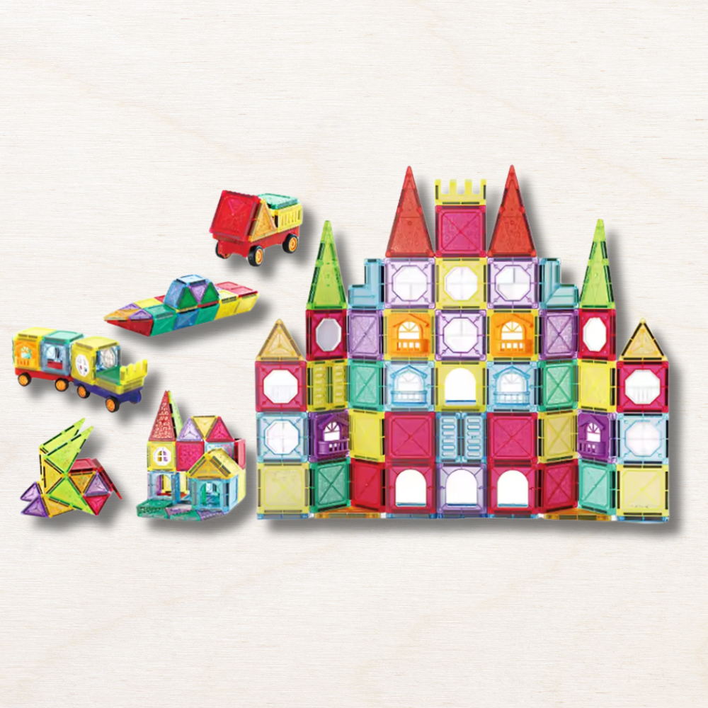 Jeu de construction magnétique 110 pièces