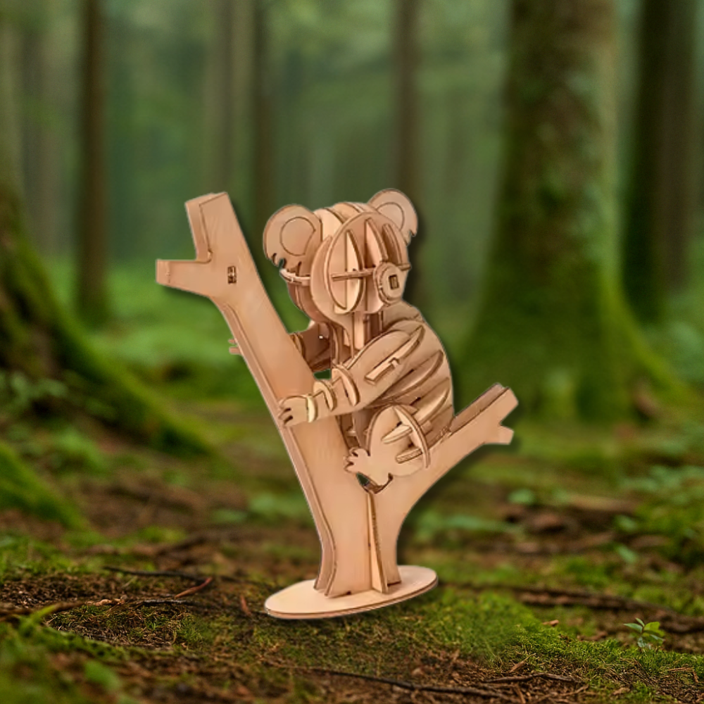 Puzzle animaux en bois : Koala