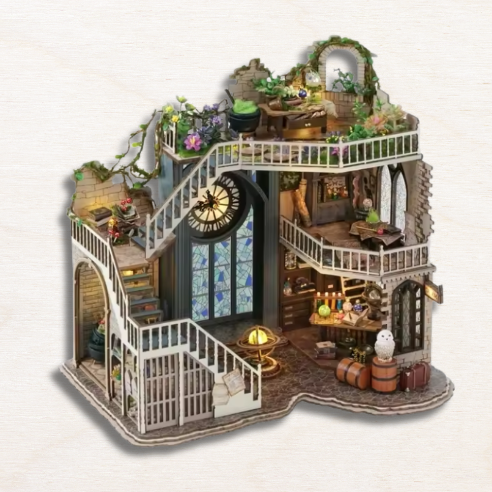 Maison miniature cathédrale