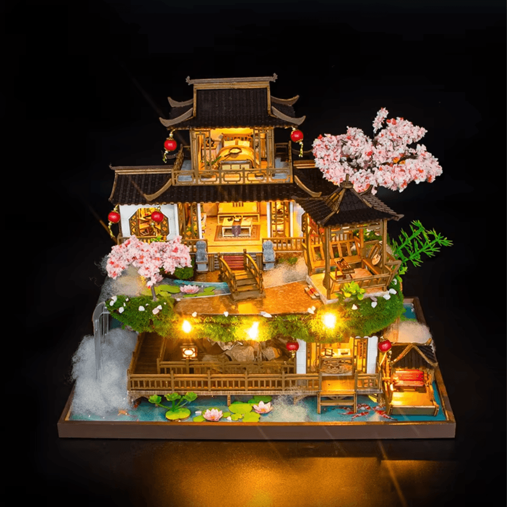 Maison miniature : jardin japonnais