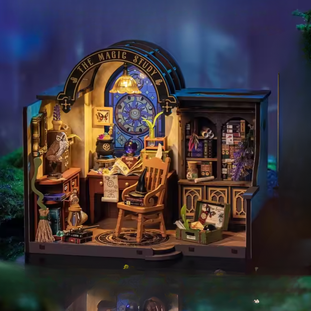 maison miniature de poupée magique