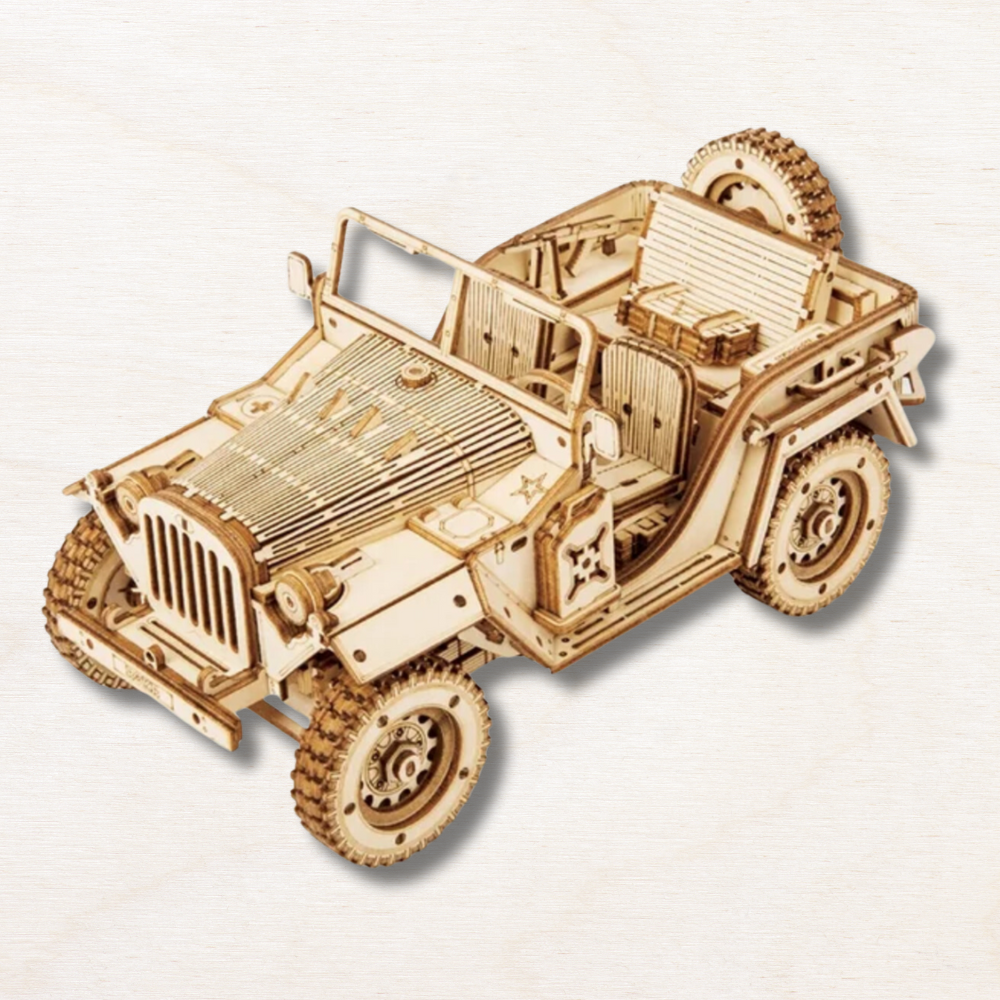 Maquette en bois - Jeep EcoCraft