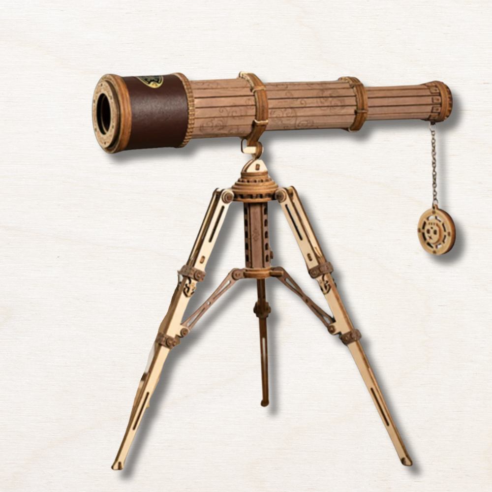 Maquette en bois : télescope monoculaire en bois ! EcoCraft