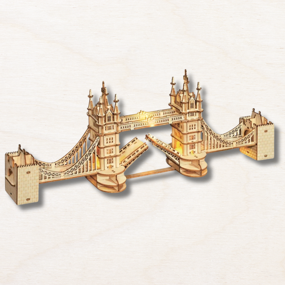 Maquette en bois : Tower Bridge ! EcoCraft