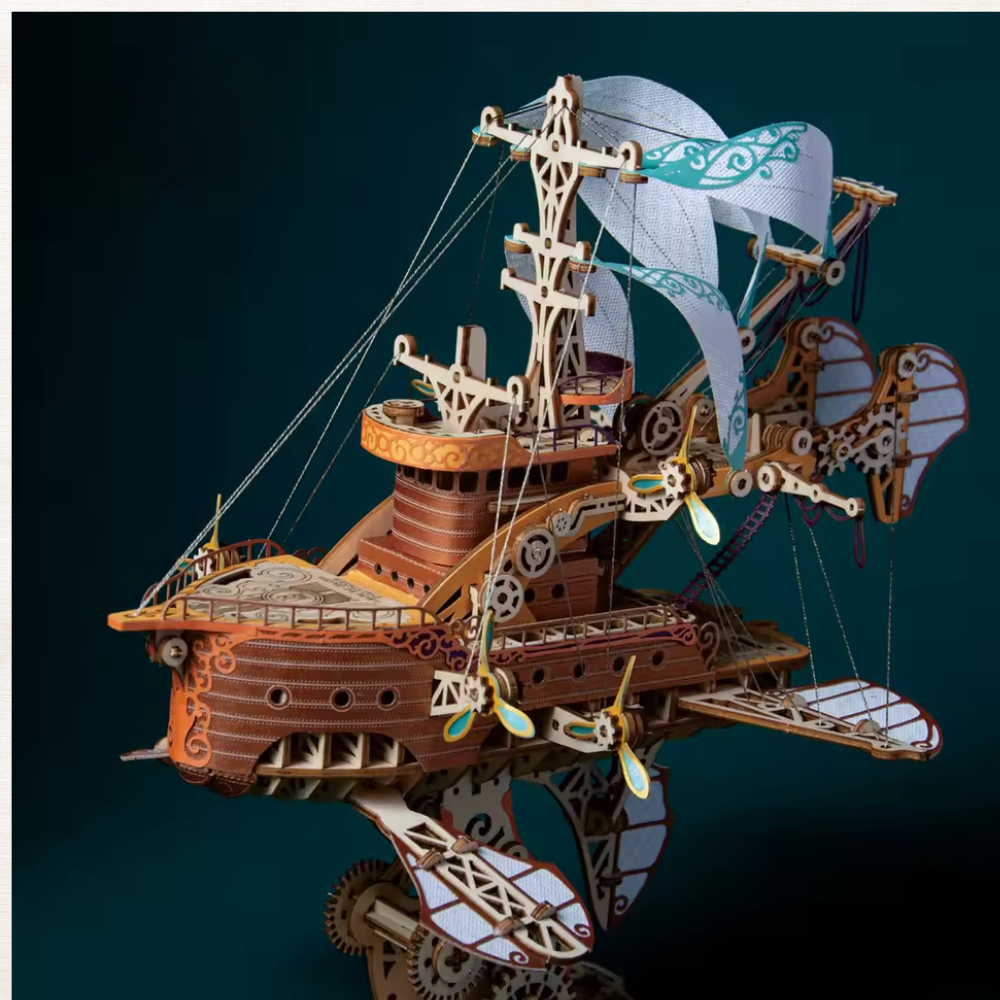 Maquette bateau en bois : vaisseau spatial EcoCraft