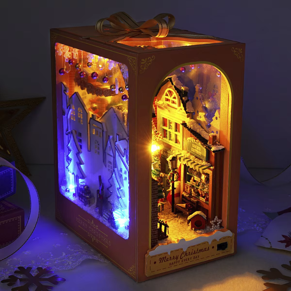 Book Nook village de Noël
