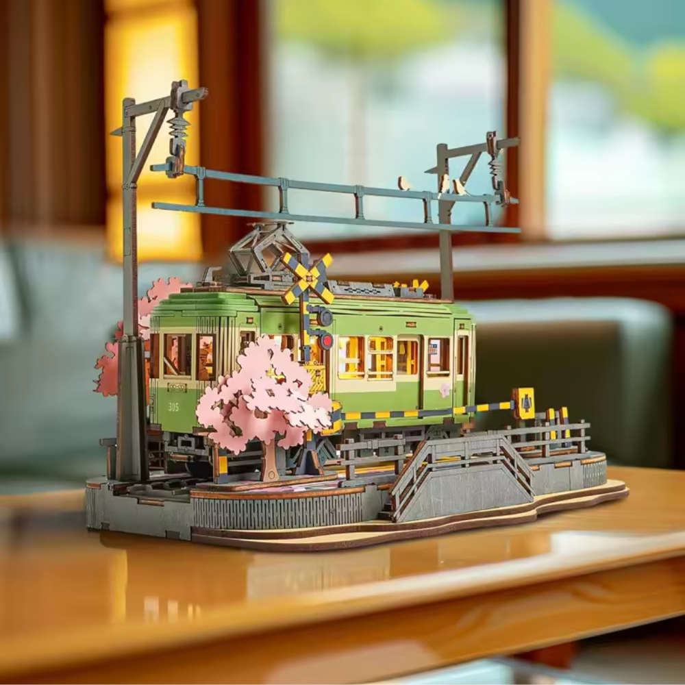 Maquette train Japonais en bois EcoCraft
