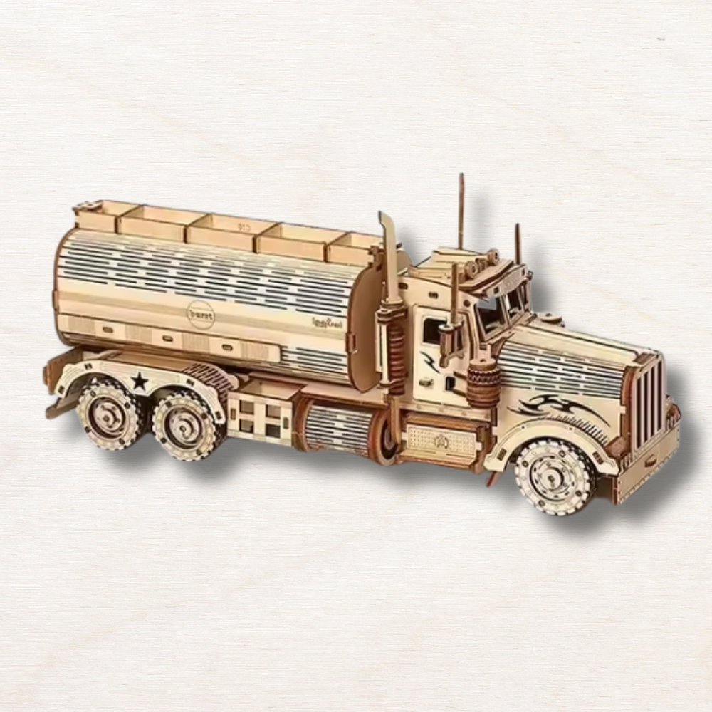 maquette camion en bois