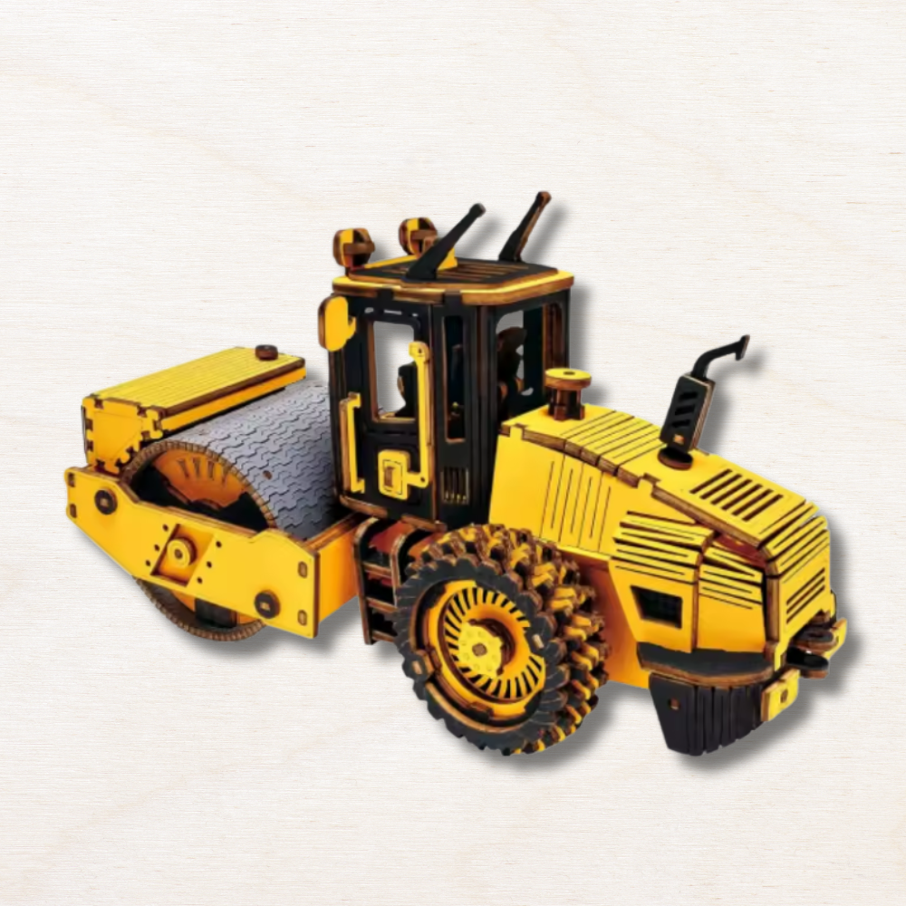 maquette en bois : Tracteur agricole