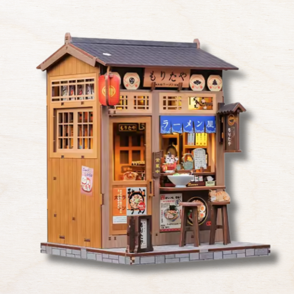 maquette maison japonaise en bois