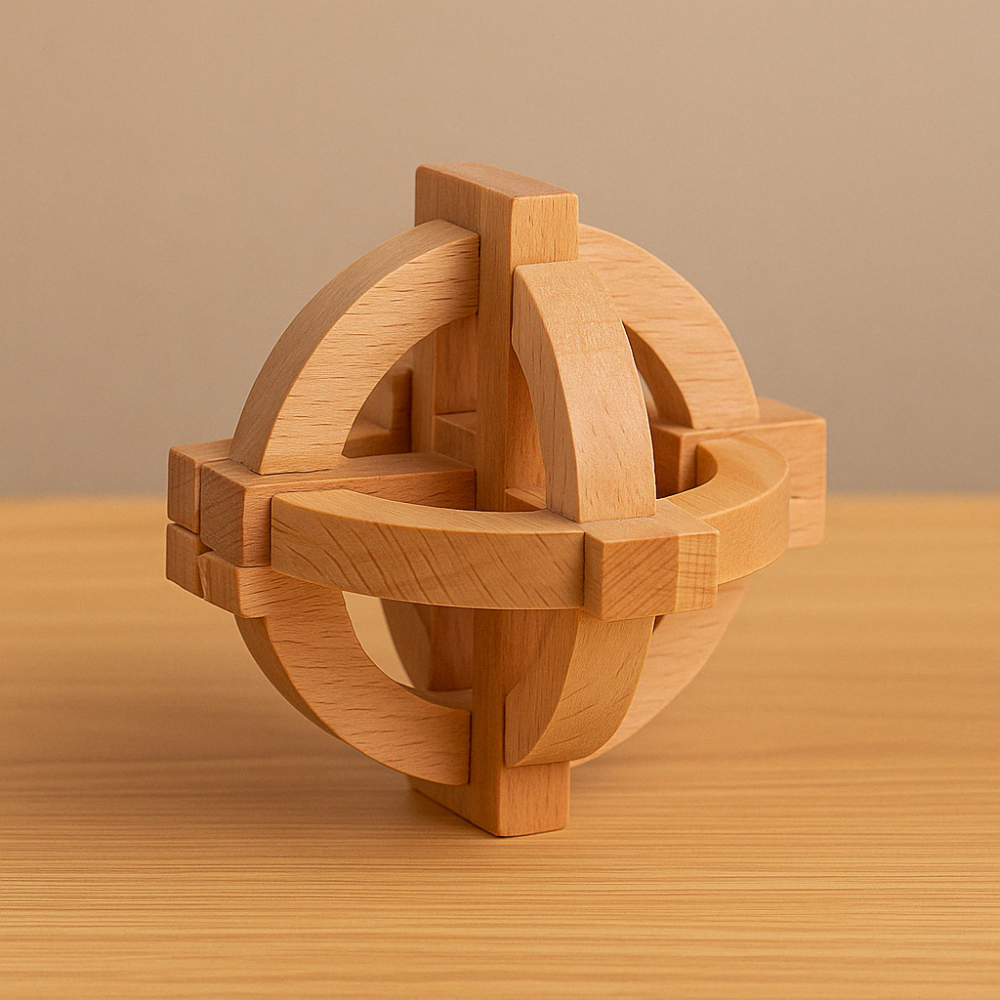 Casse tête en bois : Arc