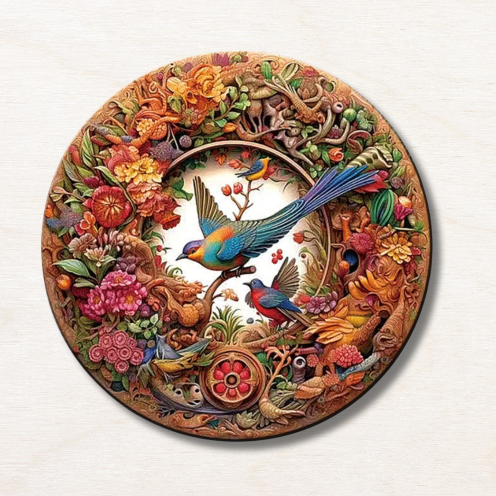 Puzzle animaux en bois : Mère nature !