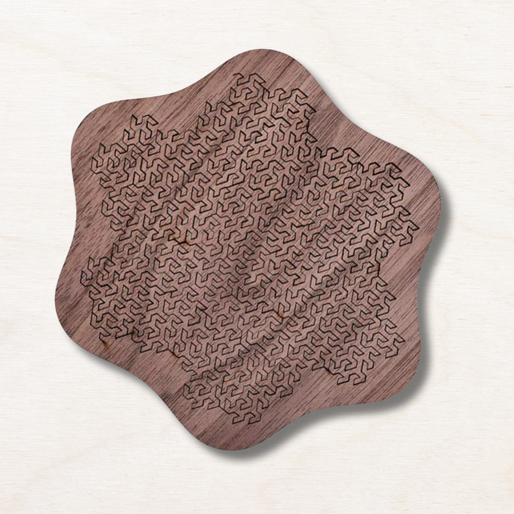 Puzzle en bois : fleur ! EcoCraft