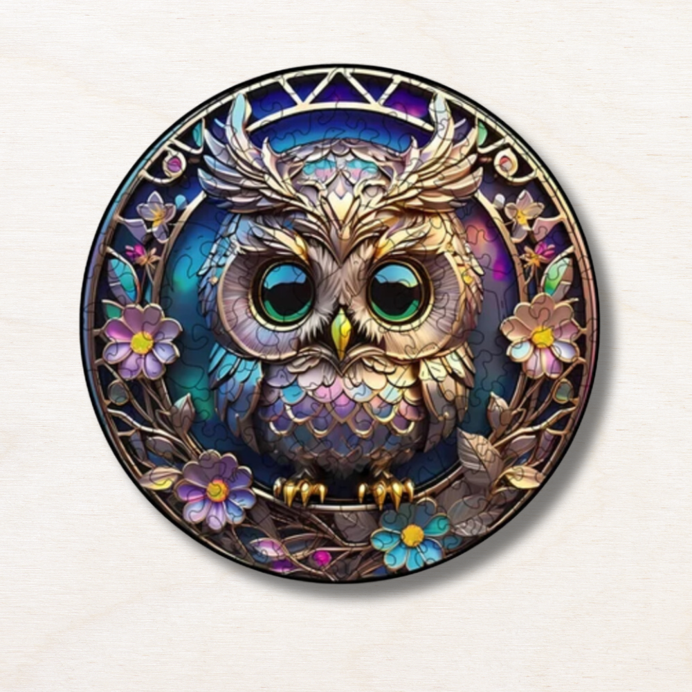 Puzzle animaux en bois : hibou ! EcoCraft