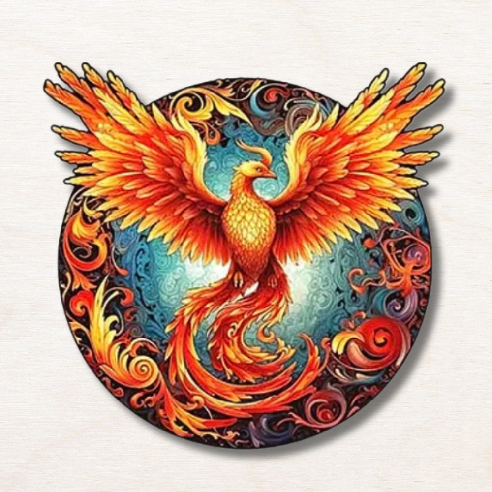 Puzzle animaux en bois : Phoenix !