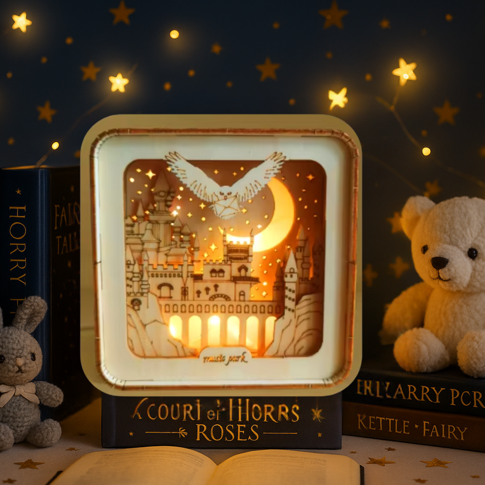 maquette en bois : lumineux hibou