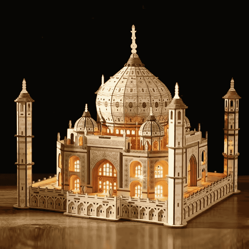 maquette pour adulte taj mahal en bois EcoCraft