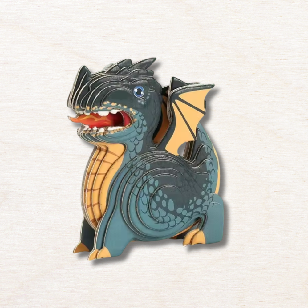 Puzzle en bois dragon : spinosaurus