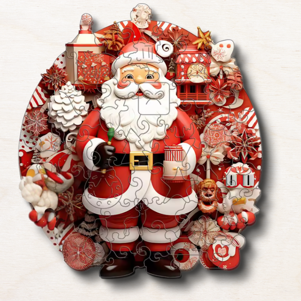 Puzzle en bois Noël