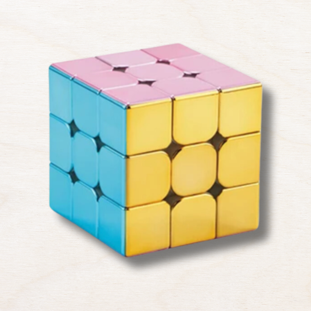 Casse-tête : rubik's cube 3X3 magnétique pastel