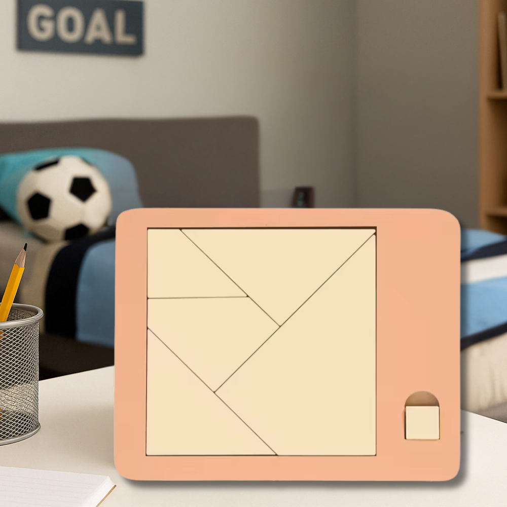 Tangram : Carré rose EcoCraft