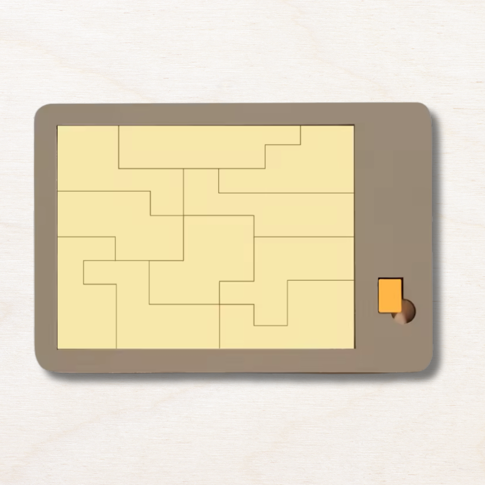 Tangram : rectangle vert kaki EcoCraft
