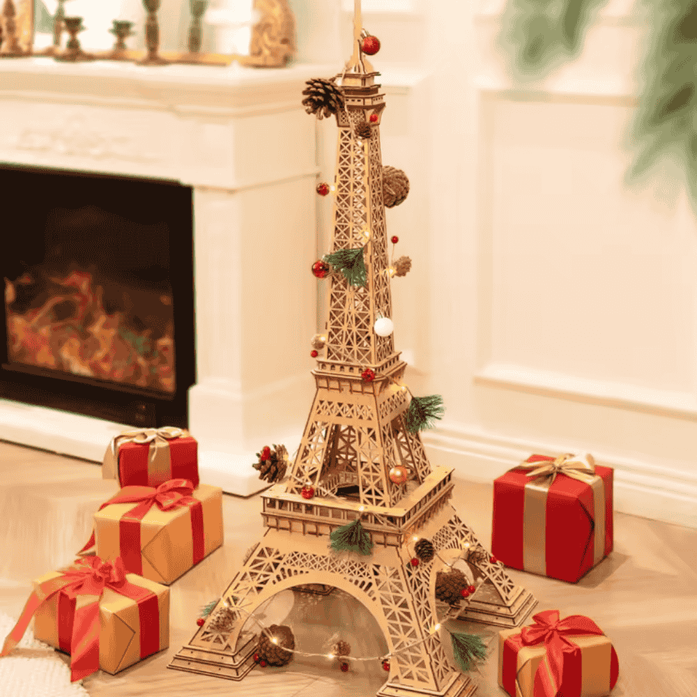 tour eiffel en puzzle 3d EcoCraft